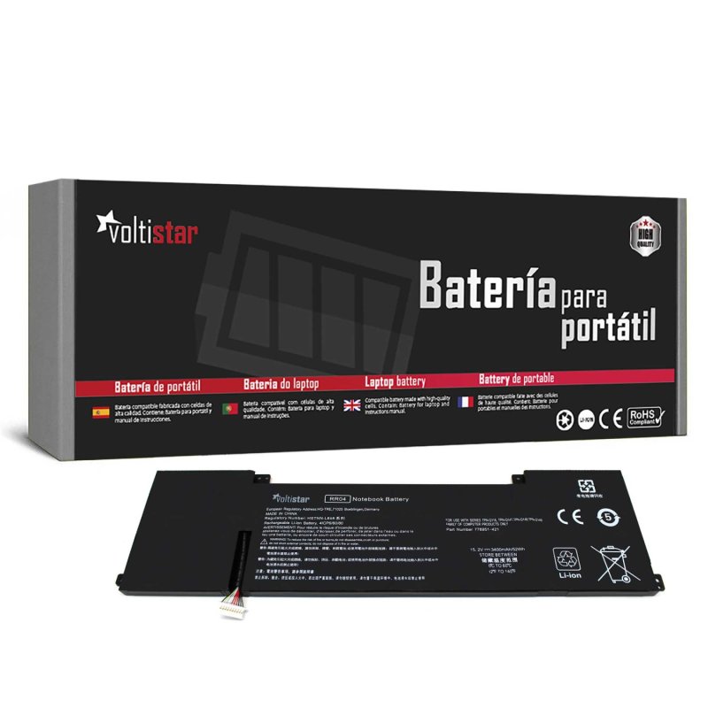 Image of Batteria Per Laptop Hp Omen 15 15-5014tx Rr04 Rr04xl 778951-421 Hstnn-lb6n