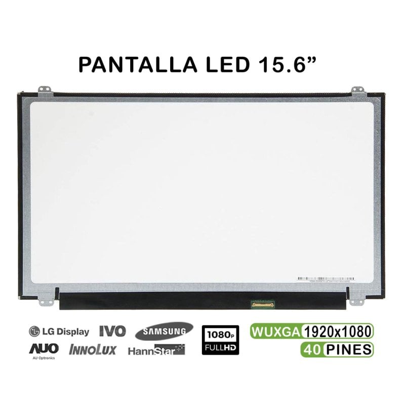 Image of Schermo LED da 15,6" per laptop Lp156wf4 40 pin Fhd cod079