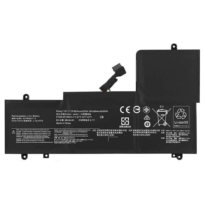 Bateria portátil Lenovo Yoga 710-14isk 710-15ikb 5b10k90778 L15m4pc2