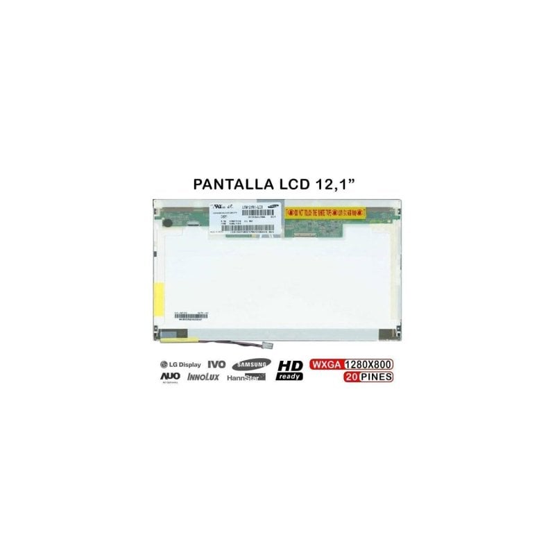 Pantalla Led De 12.1" Para Portátil Ltn121w1-l03 B121ew03 V.7 B121ew07 V.1 Ltd121ewvb