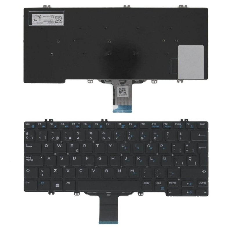 Teclado Para Portátil Dell Latitude 5280 8289 7280 7390 07wcpx