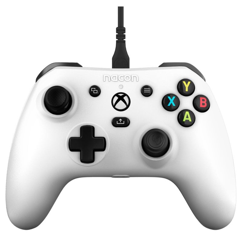 Image of Gamepad Nacon EVOL XBX con cavo bianco cod079