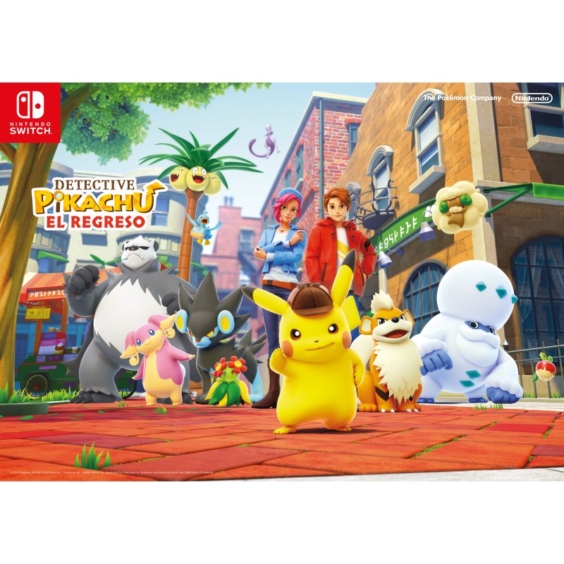 Nintendo Póster A2 Regalo con Detective Pikachu Returns