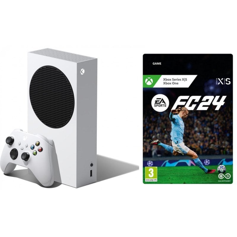 Microsoft Xbox Series S 512GB Blanca + EA Sports FC24 Standard Edition  Descarga Digital, PcComponen