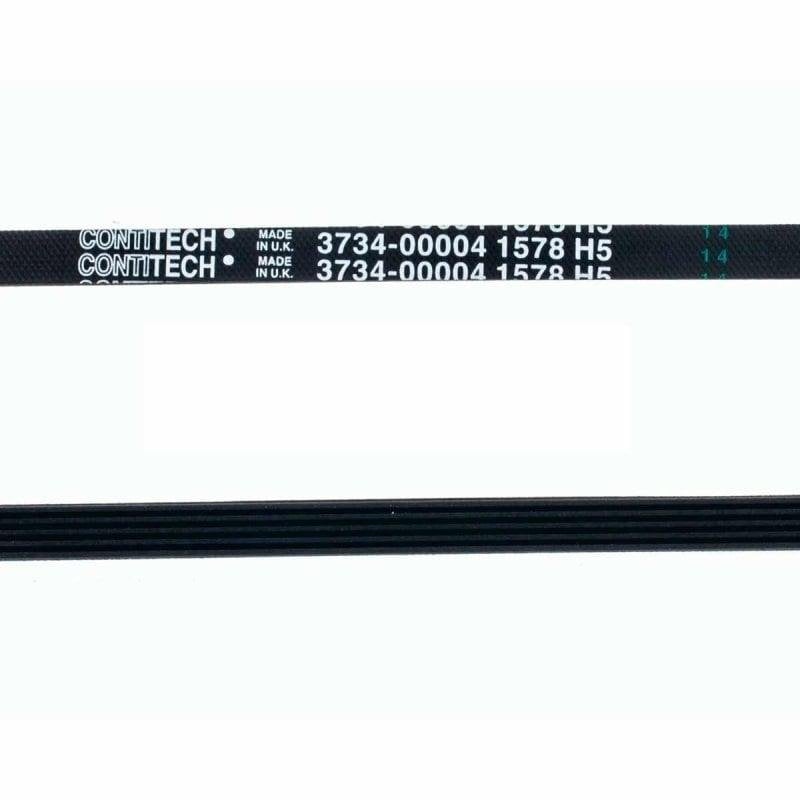 Correa de transmisión para secadora Contitech 1578 mm Tipo H 4 canales 5 dientes