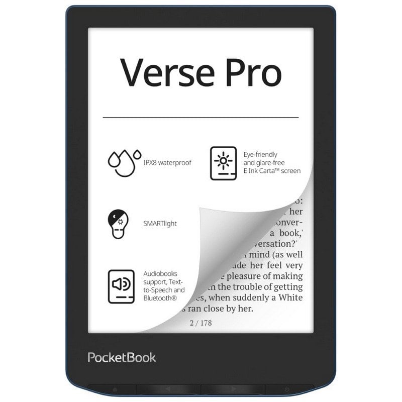 Image of PocketBook Verse Pro E-Book 6" 16GB Ceruleo