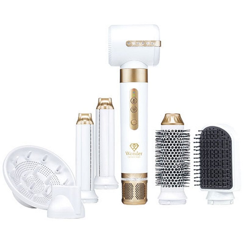 Wonder Diamond Modelador de Cabelo 7 em 1 Branco 1400W