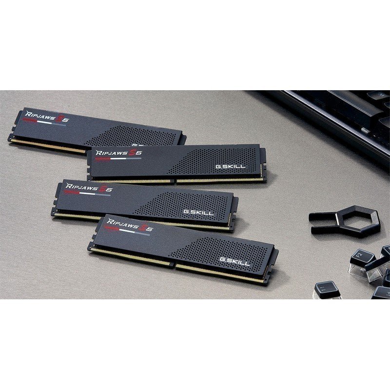 Memoria RAM G.Skill Ripjaws S5 DDR5 6400MHz 32GB 2x16GB CL32 Negro