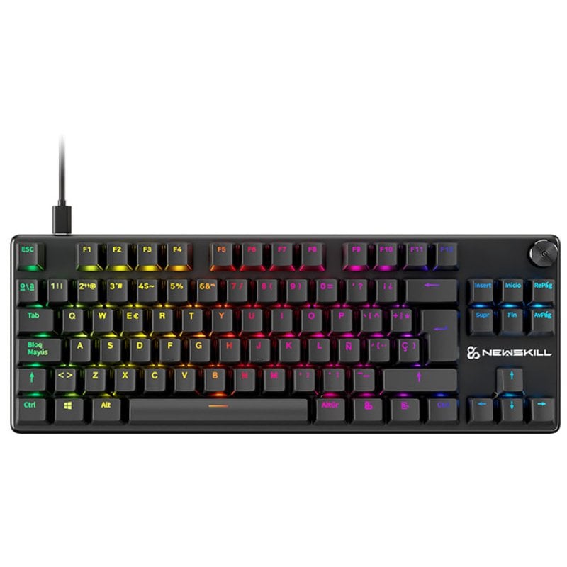 Newskill Serike V2 TKL Teclado Mecánico Gaming RGB Negro NewSwitch Red