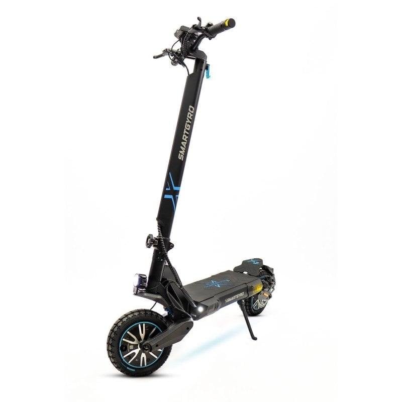Monopattino elettrico Smartgyro Crossover Dual Max 2 500W Autonomia 60km Ruote 10" Freni Disco Nero