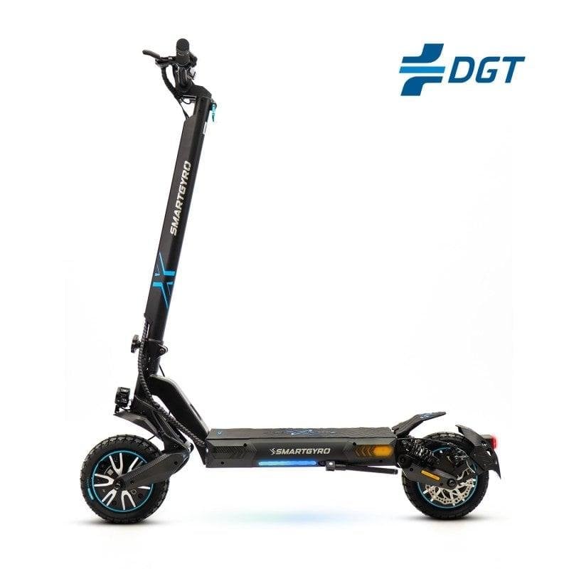 Trottinette Électrique smartGyro Crossover Dual Max – Moteur 1000W, Autonomie 60 km