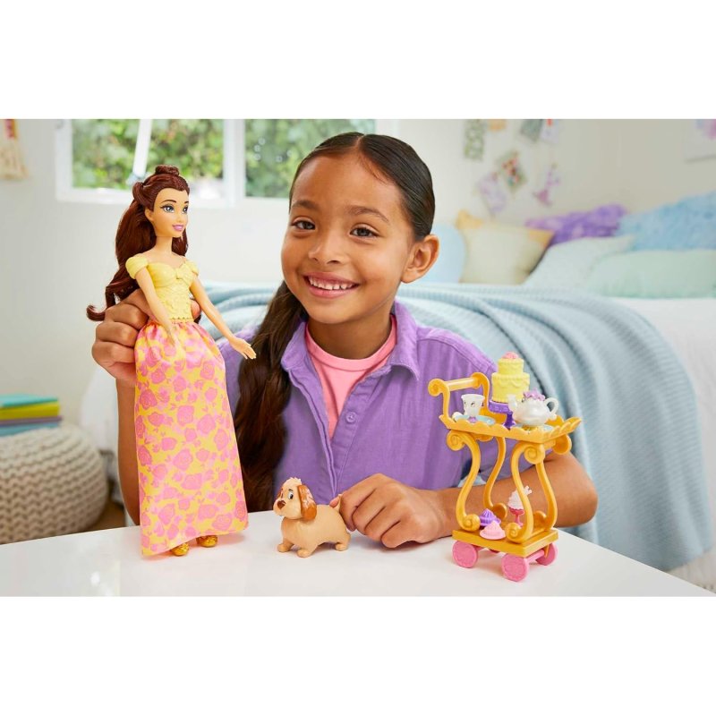 DISNEY Princesa, La Bella Muñeca, La Bella y la Bestia, Princesas Mattel, Juguete  Niña 3 años +