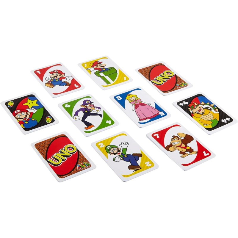 Jogo de mesa Uno Super Mario Mattel DRD00