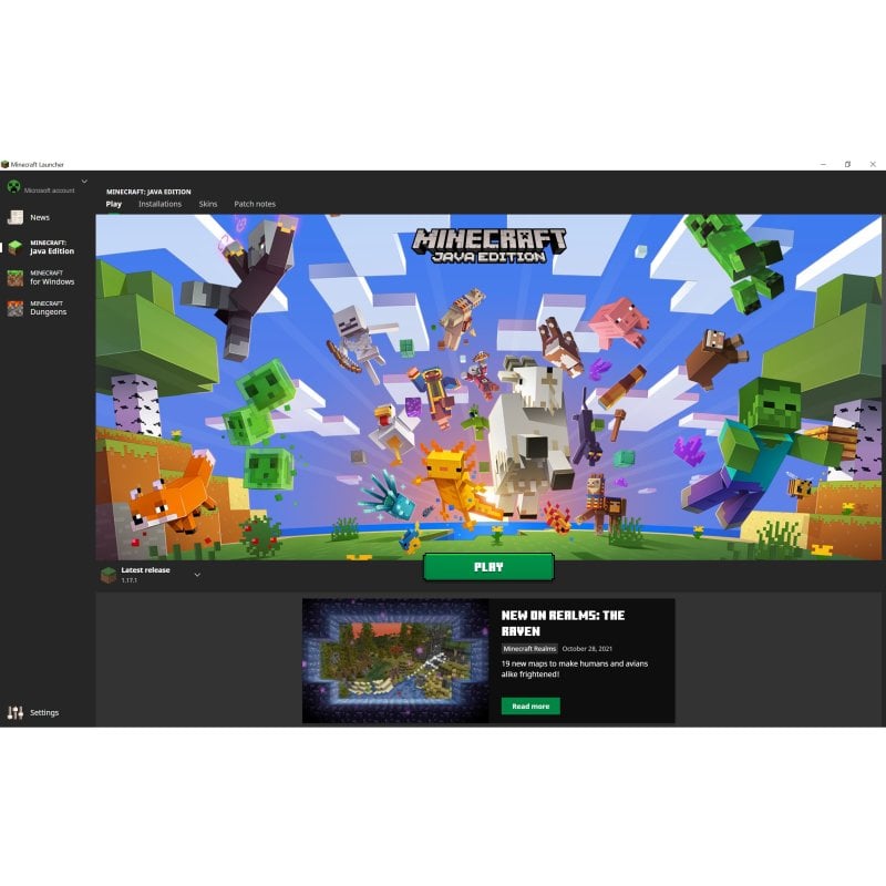 Minecraft: Java & Bedrock Edition Official Website digital for Windows