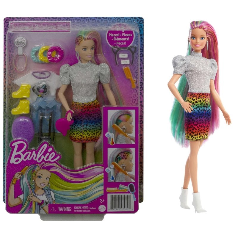 Muñeca fashion Barbie Dreamtopia Unicornio cuerno azul