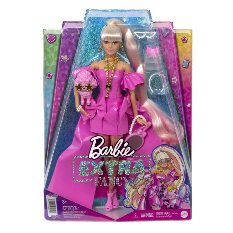 Acessórios para Boneca - Barbie Fashionista - Roupa - Vestido Rosa de  Coração - Mattel