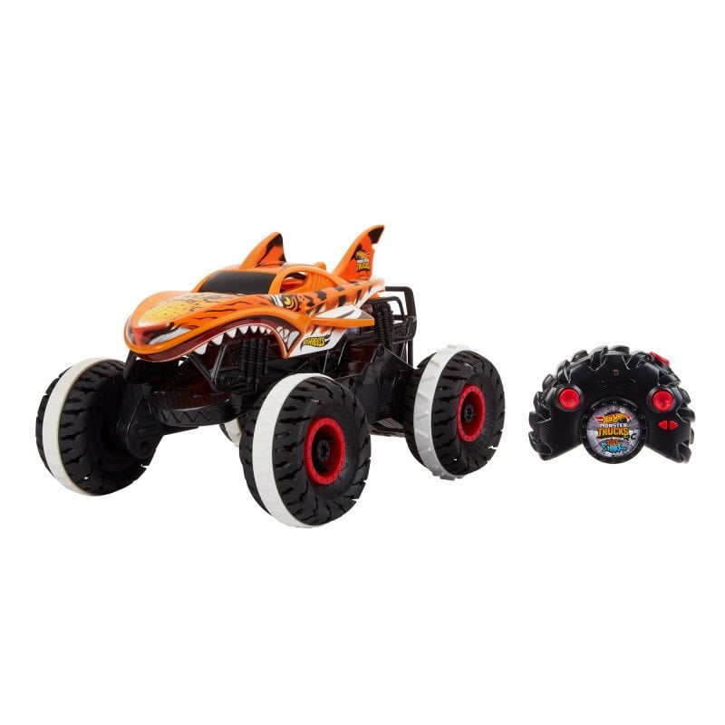 Mattel Hot Wheels Monster Trucks Carro de brinquedo com controle remoto por  rádio