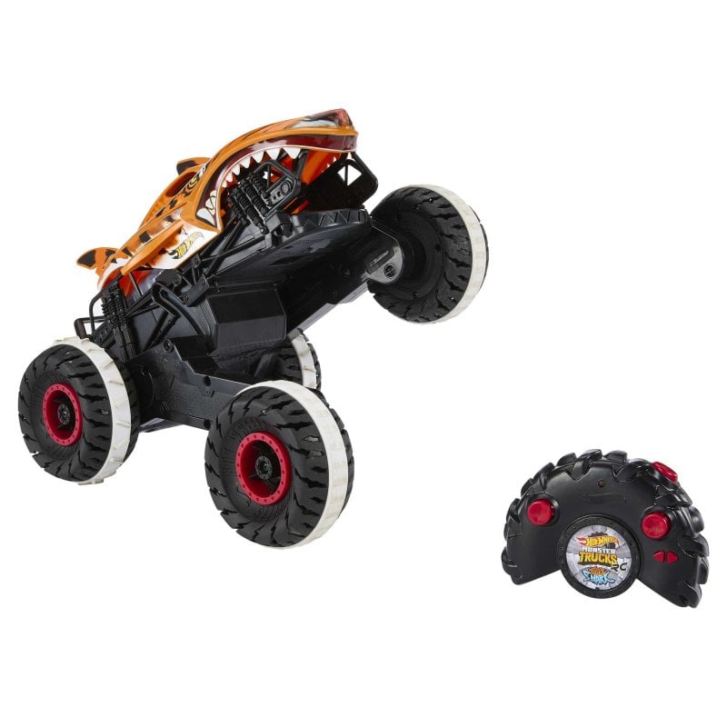 Mattel Hot Wheels Monster Trucks Carro de brinquedo com controle remoto por  rádio