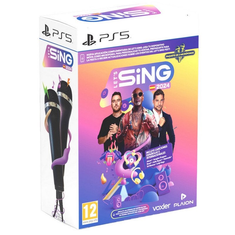 Jogo PS5 Let'S Sing 2024 + 2 Micros