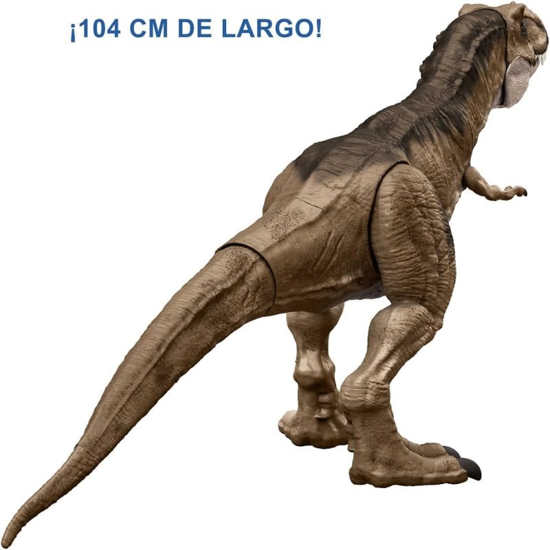 Mattel Jurassic World T-Rex Dinossauro Articulado Super Colossal 60cm