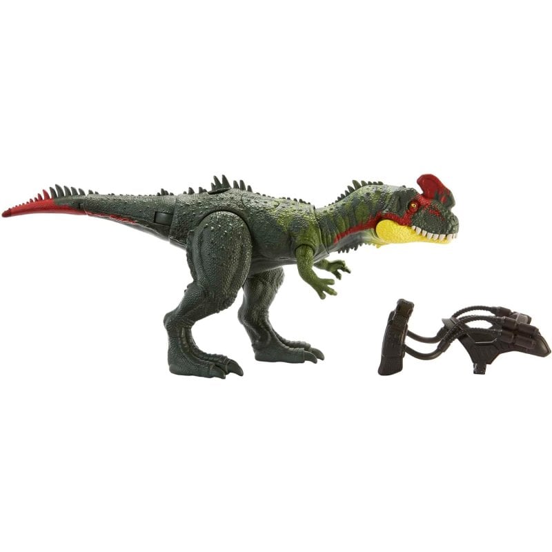 Jurassic World Toys HBK21 Figurine de dinosaure 30,5 cm, action de frappe, sons, articulations mobiles, excellent cadeau pour les enfants de 4 ans et plus, multicolore