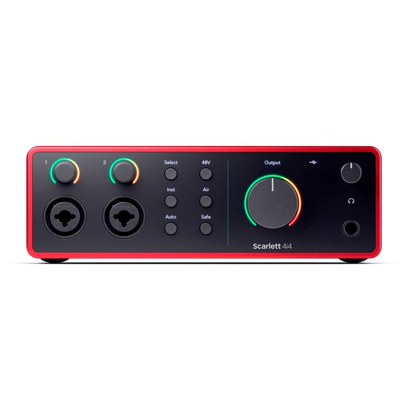 Image of Interfaccia audio Focusrite Scarlett 4i4 di quarta generazione