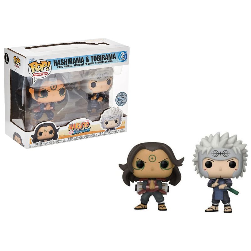 Naruto Shippuden POP! Animation Vinyl Figures 2-Pack Hashirama & Tobirama 9  cm