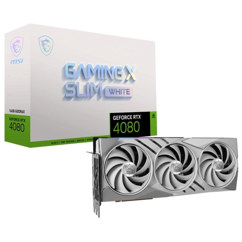 ASUS NVIDIA GeForce RTX 4080 ROG Strix White Overclocked Triple Fan 16GB  GDDR6X PCIe 4.0 Graphics Card - Micro Center