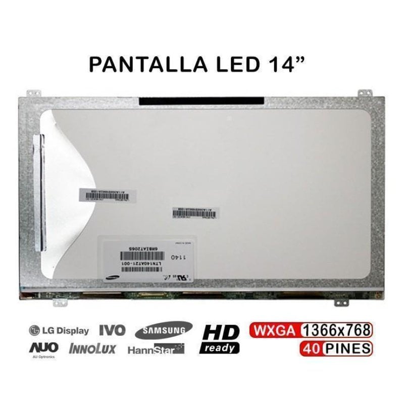 Pantalla Portátil Led Ltn140at21 Ltn140at21-804 Ltn140at21-803