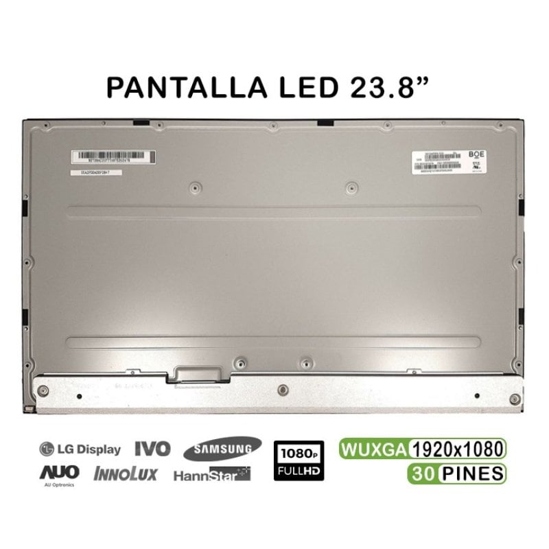 Pantalla Led De 23.8" Para Hp All In One 24-f Series Mv238fhm-n20 L01814-j71