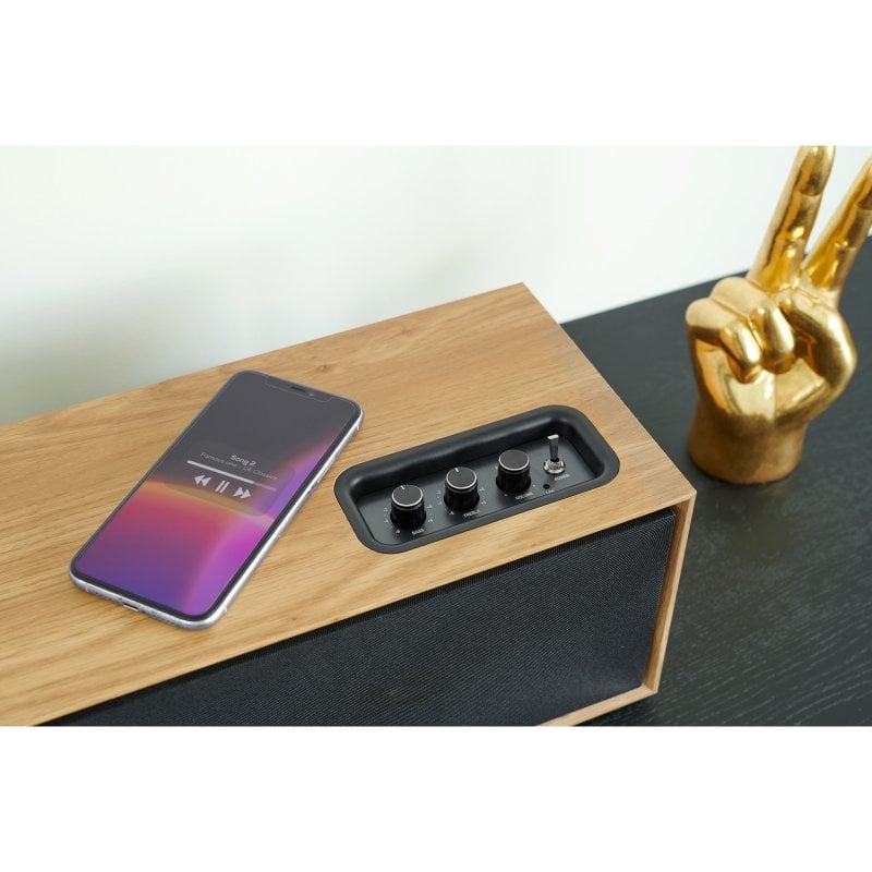 THOMSON Cosy Enceintes Bibliothèque 150W Stéréo, Bluetooth 5.3, Lecture