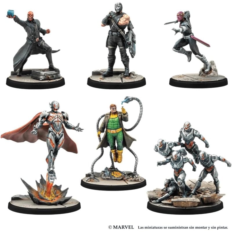 Boîte de démarrage du protocole de crise Marvel Atomic Mass Games