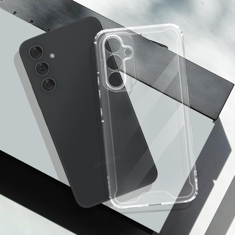 Coque Complète Pour Samsung Galaxy A54 5G - Housse Silicone + 2 Verres Trempés, Transparente