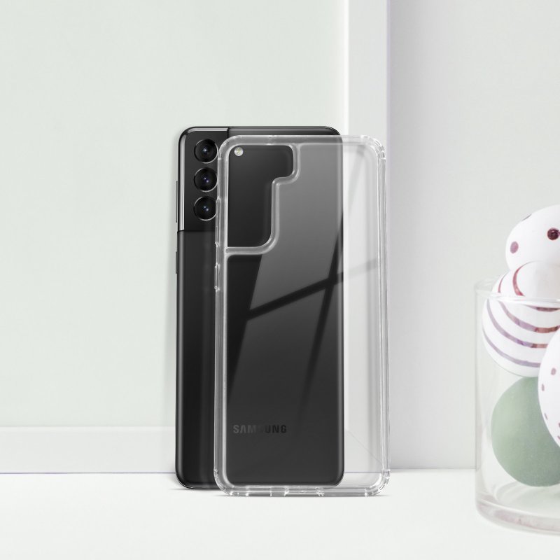Étui Fourreau Coque Transparent Pour Samsung Série S21 fe , S21 , S21 Plus , s21 Ultra main image 1