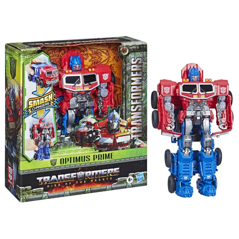 Transformers Bumbblebee e Optimus Prime personagens para Centro