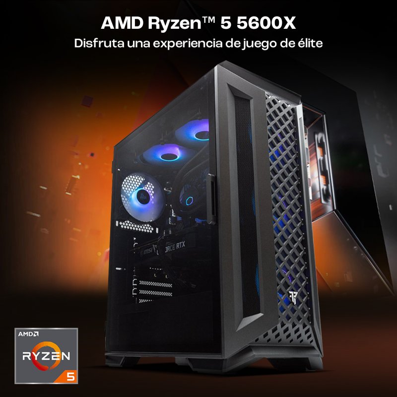 PcCom Ready AMD Ryzen 5 5600X / 16 Go / SSD 1 To / RTX 3060 + Windows ...