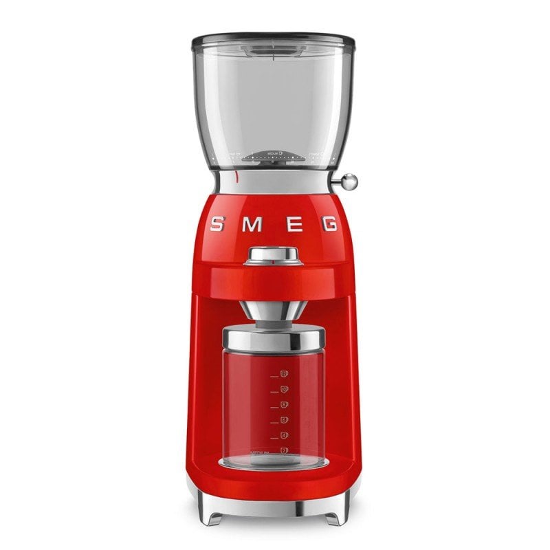 Smeg CGF01RDEU appareil à moudre le café 150 W Rouge video