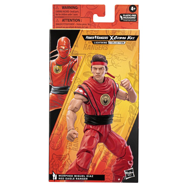 Hasbro Figurine Power Rangers Lightning Collection Power Rangers et Cobra Kai Miguel Diaz Red 