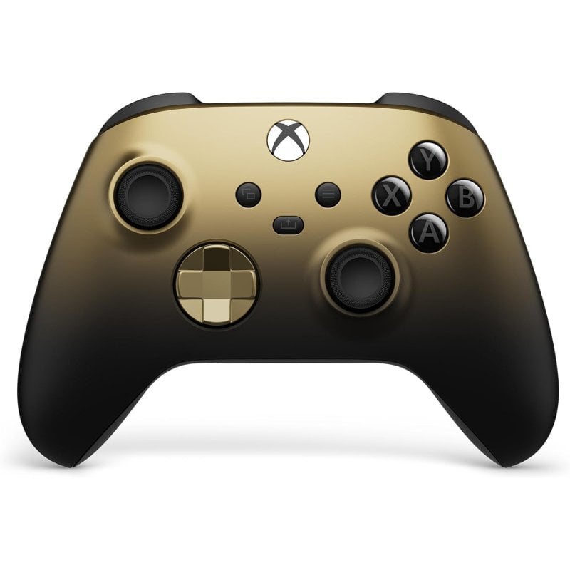 Microsoft Xbox Gold Shadow Special Edition Noir, Or Bluetooth/USB