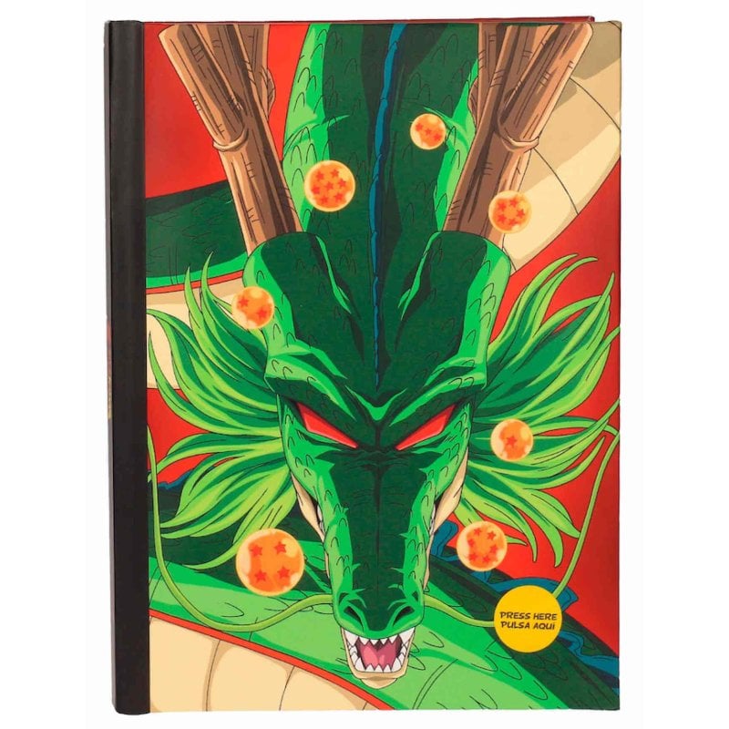 Image of Notebook SD Toys Dragon Ball Z con luce Shenron