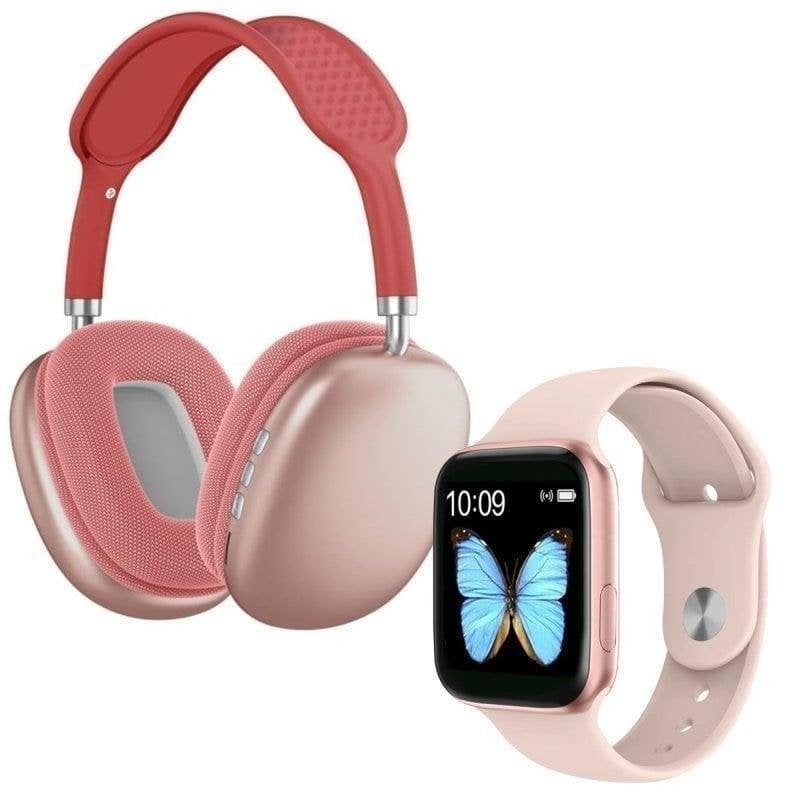 Klack Pack Smartwatch Bluetooth 1,7" Rosa Tamanho Único IP67 SpO2 Cardio