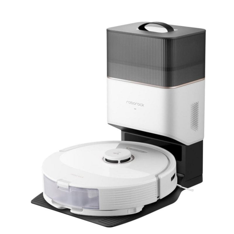 Aspirador Robô com Mopa Roborock Q8 Max+ Com Esvaziamento Automatico Navegação LiDAR 5.500 Pa Aspirador Robô com Mopa Roborock Q8 Max+ Com Esvaziamento Automatico Navegação LiDAR 5.500 Pa