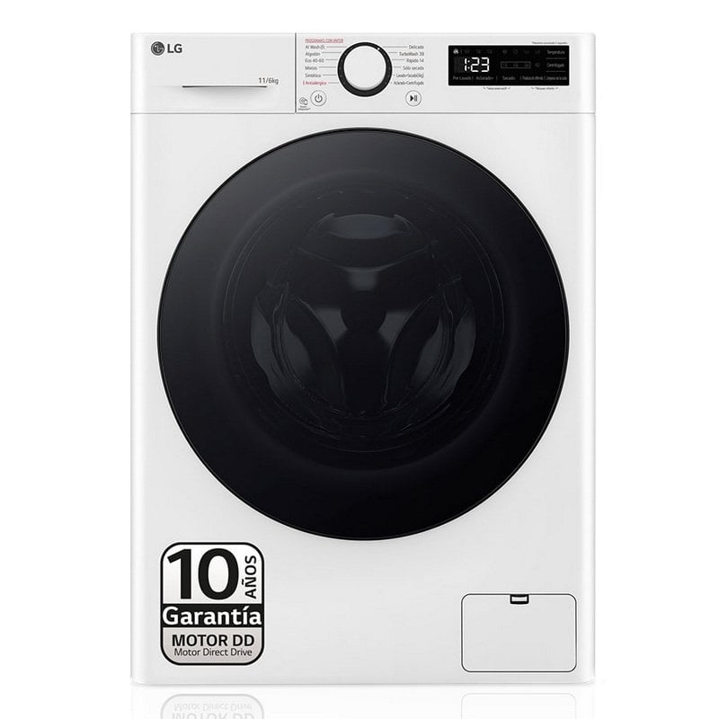 Image of LG F4DR6011AGW Lavasciuga Caricamento frontale 11Kg/6Kg D Bianco cod079