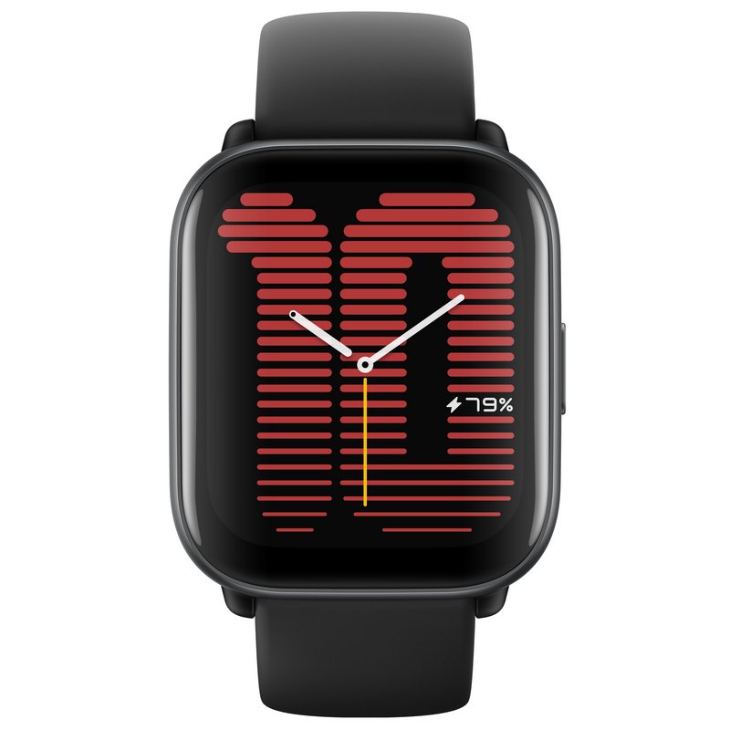 Amazfit Active AMOLED Reloj Smartwach con Correa de Silicona Midnight Black