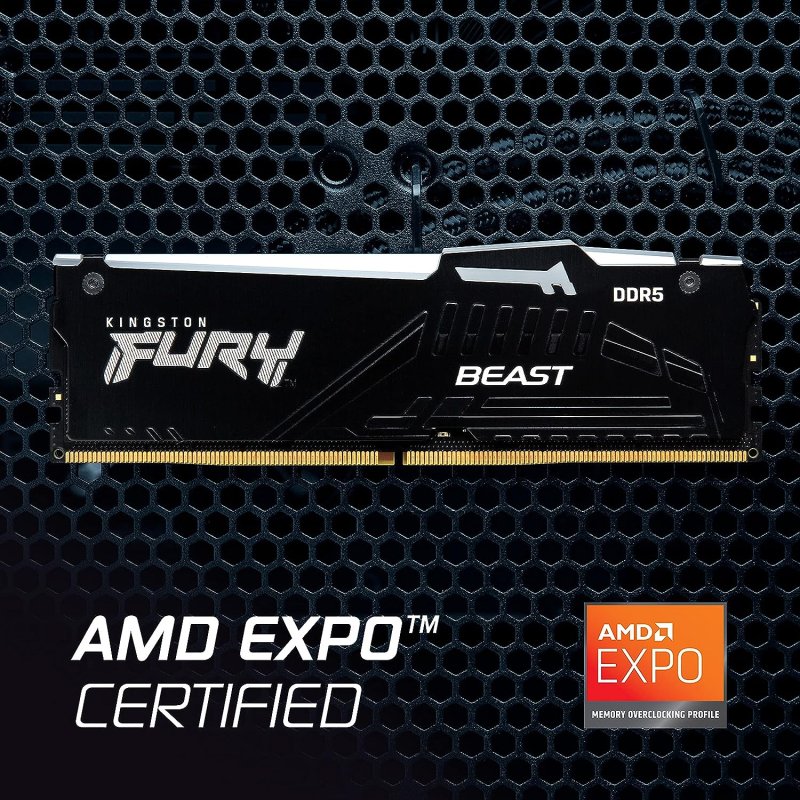 Kingston FURY Beast RGB DDR5 6000MHz 64GB 2x32GB CL36