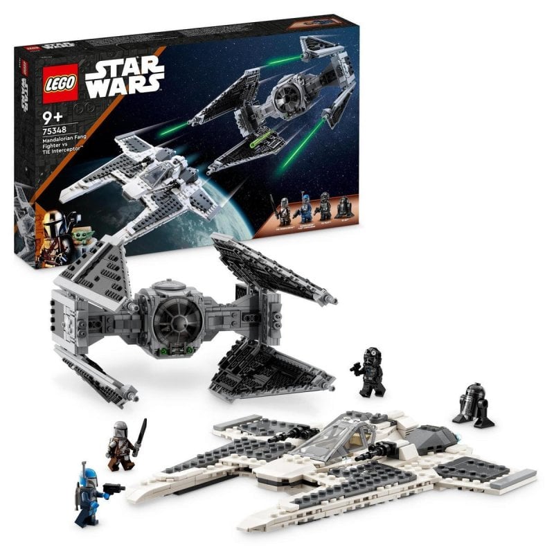Image of LEGO® Star Wars™ 75348 Mandalorian Fang Fighter contro TIE Interceptor (957 pezzi) cod079