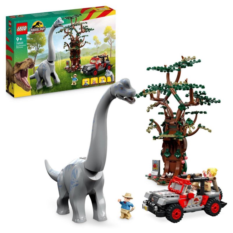 Image of LEGO® Jurassic Park 76960 Brachiosaurus Discovery (512 pezzi) cod079
