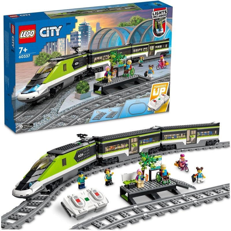 Trem de passageiros de alta velocidade Lego City