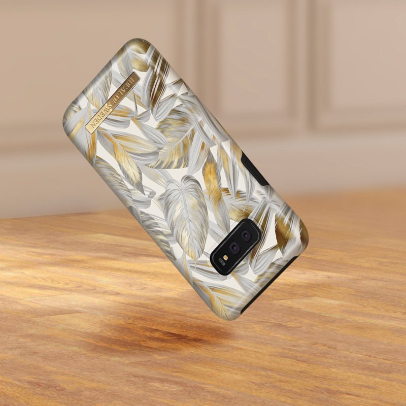 Cover iDeal of Sweden per Samsung Galaxy S10e - Sparkle Greige Marble - Italiano