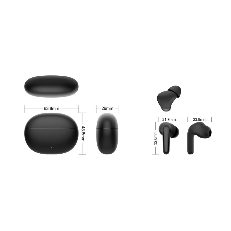 Erligpowht Auricolari Wireless Bluetooth 5.0 TWS Con Custodia 2000mAh – Modello D2 B18